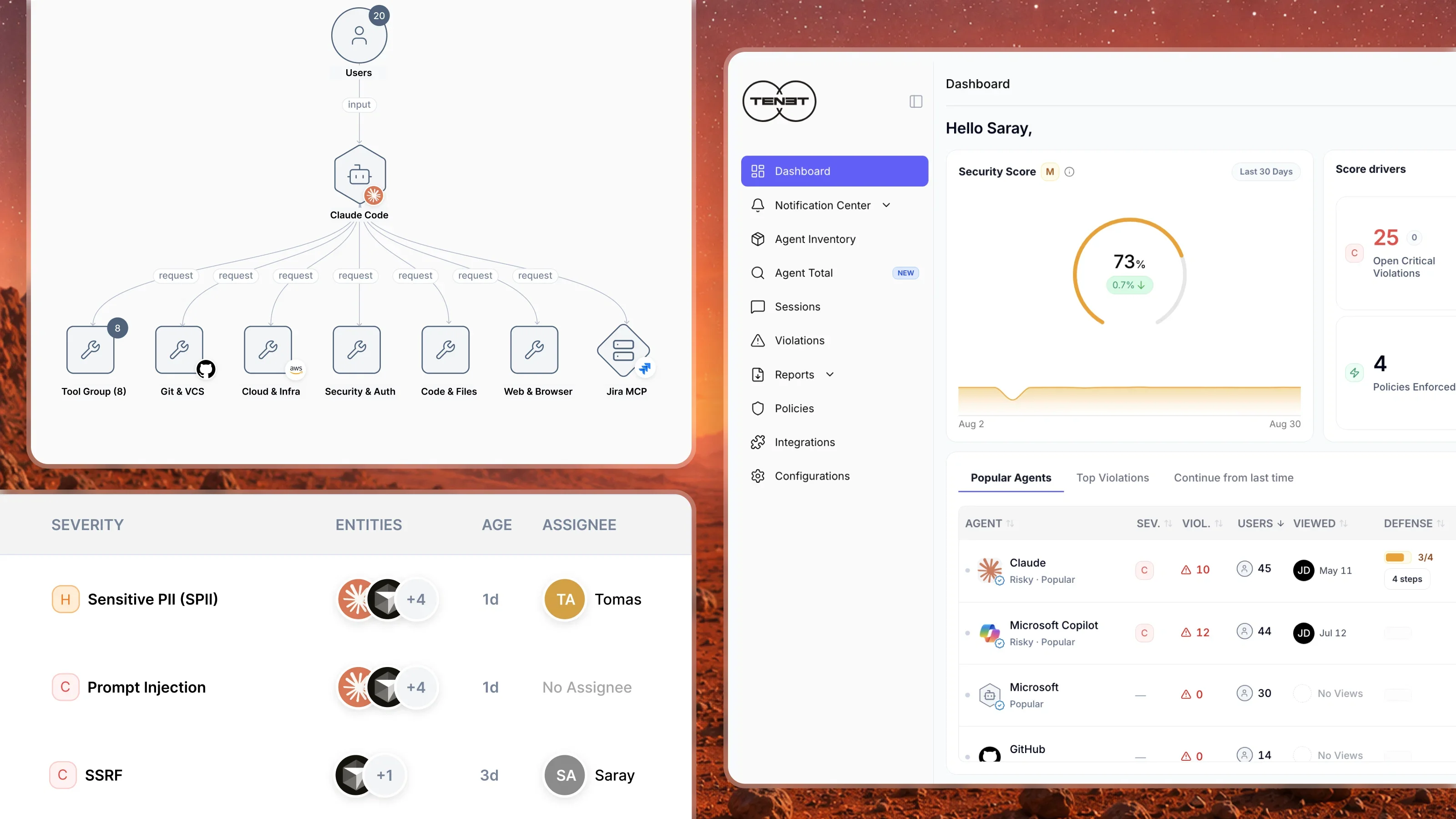 Tenet Security product preview