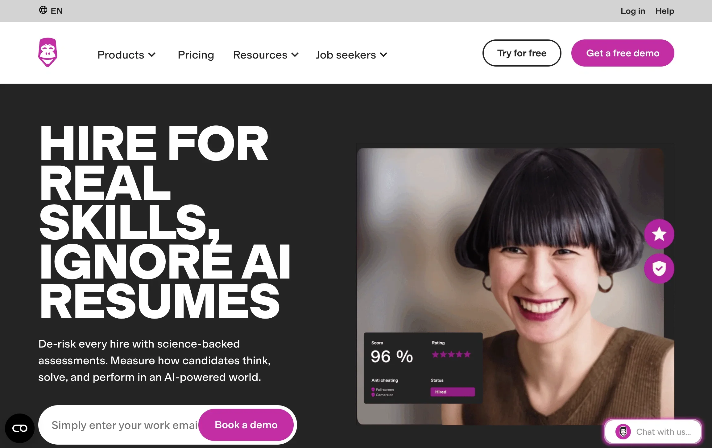 TestGorilla product preview