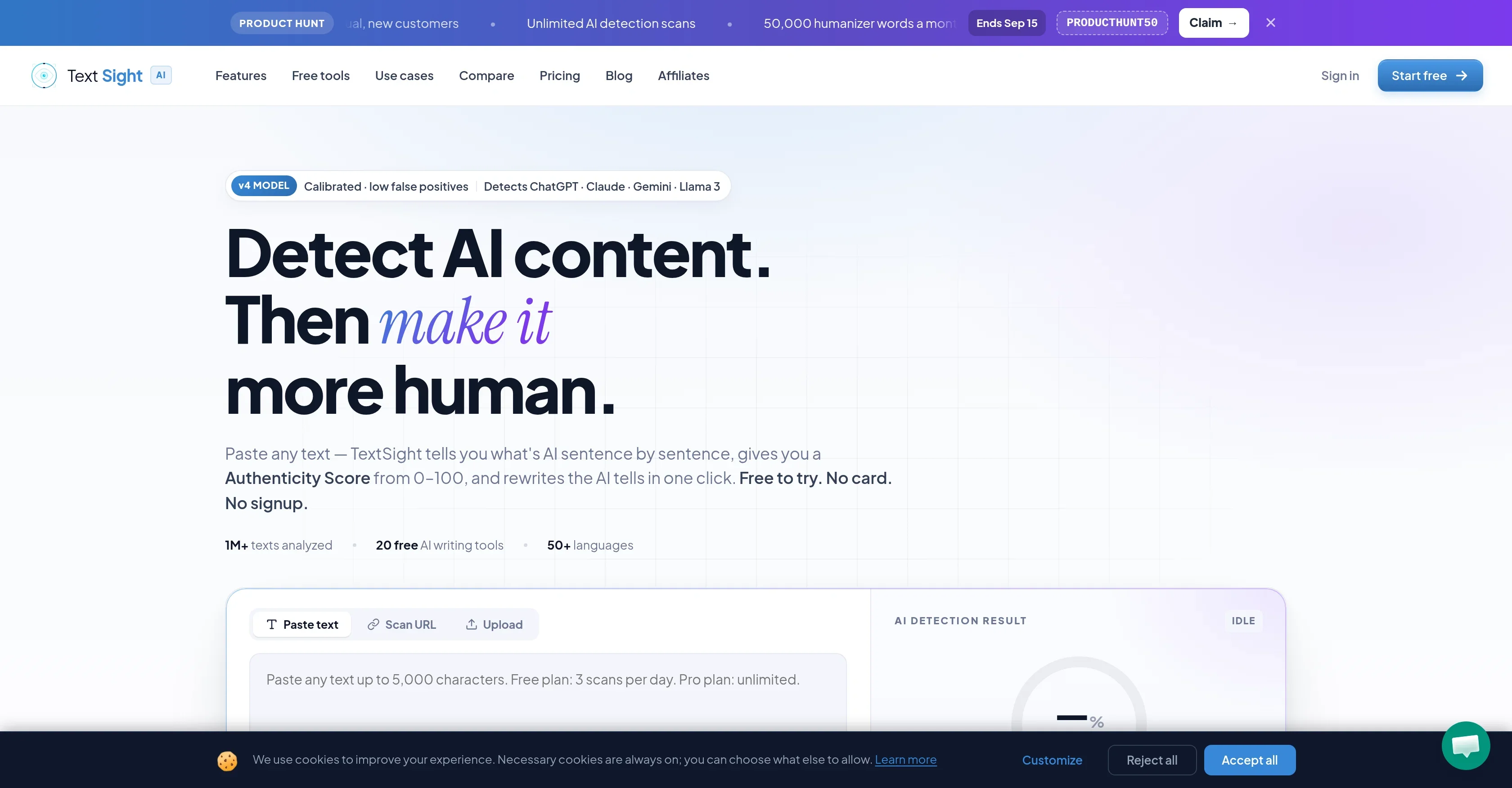 TextSight.ai product preview