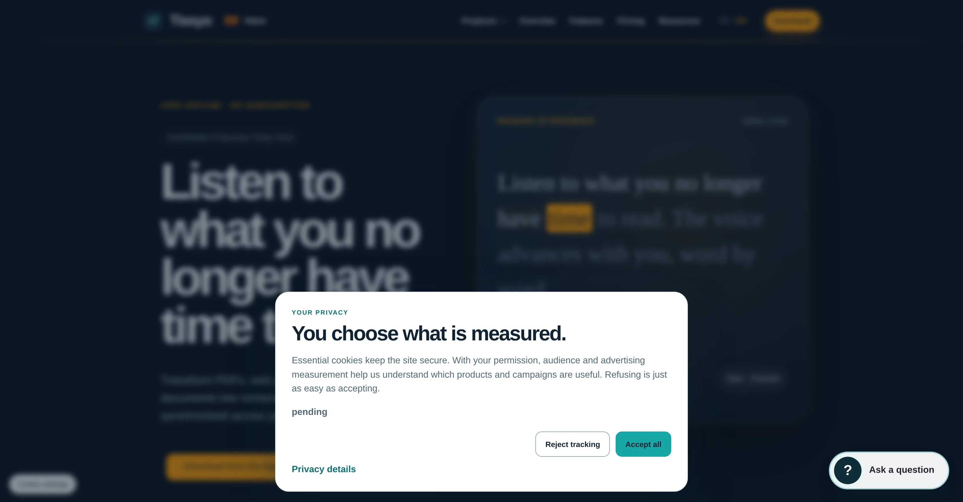 Tissyo Voice product preview