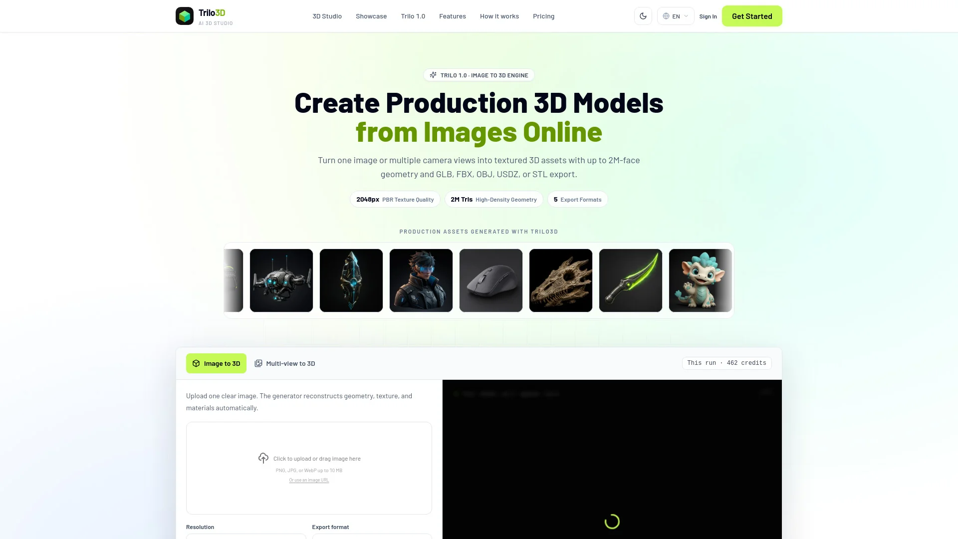 Trilo 3D product preview