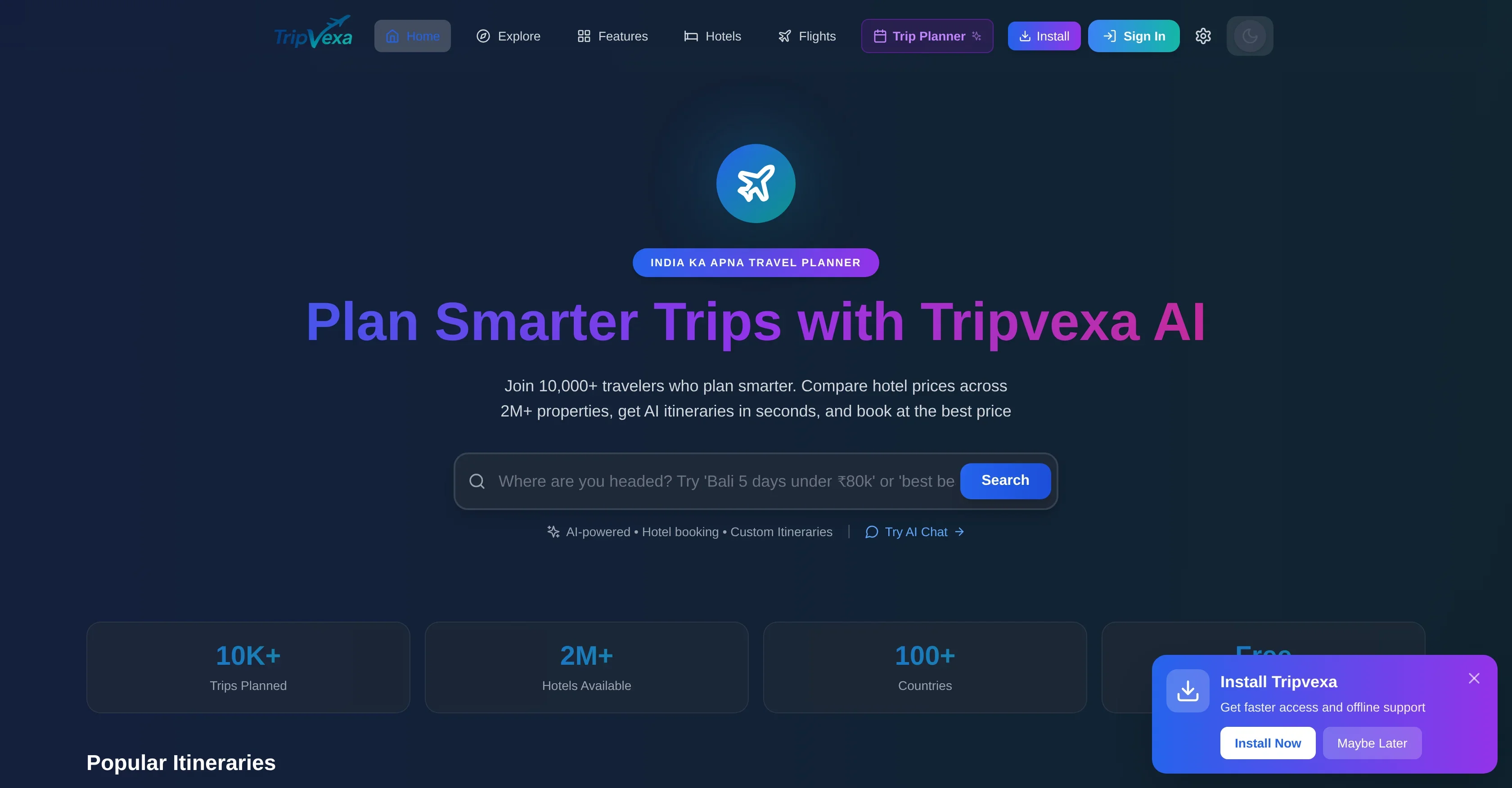 Tripvexa product preview