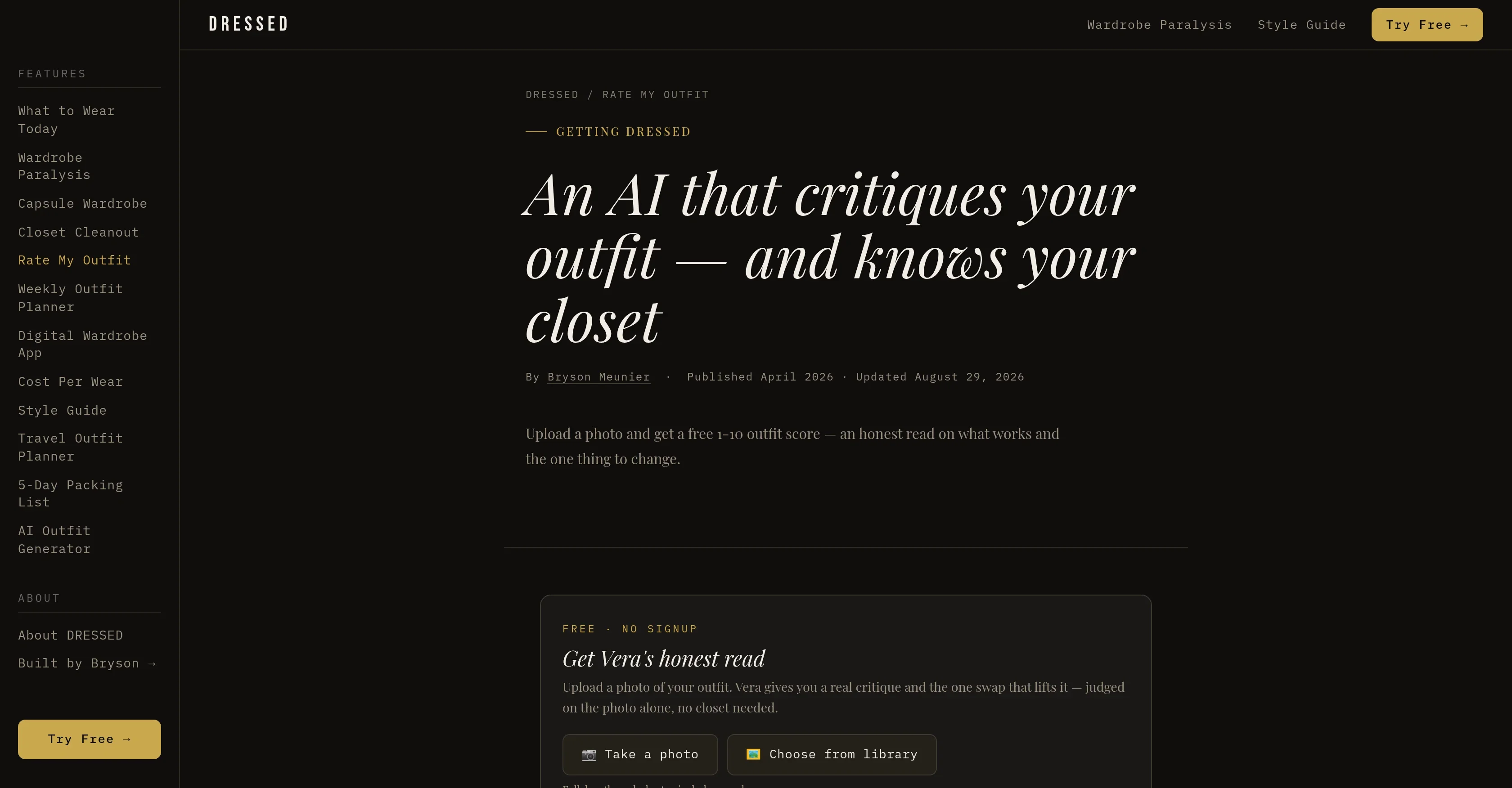 DRESSED | Rate My Outfit product preview