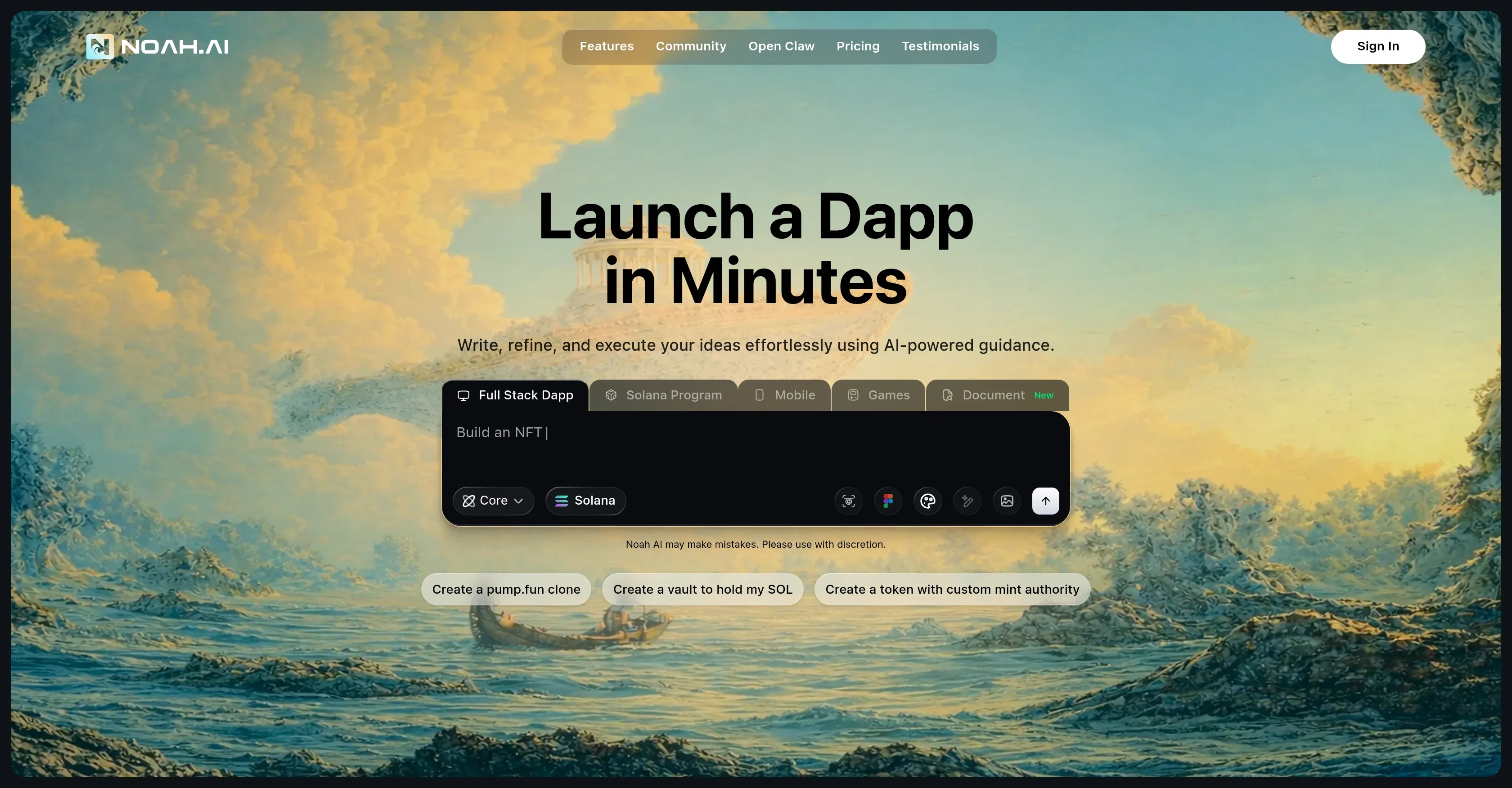 Noah AI product preview