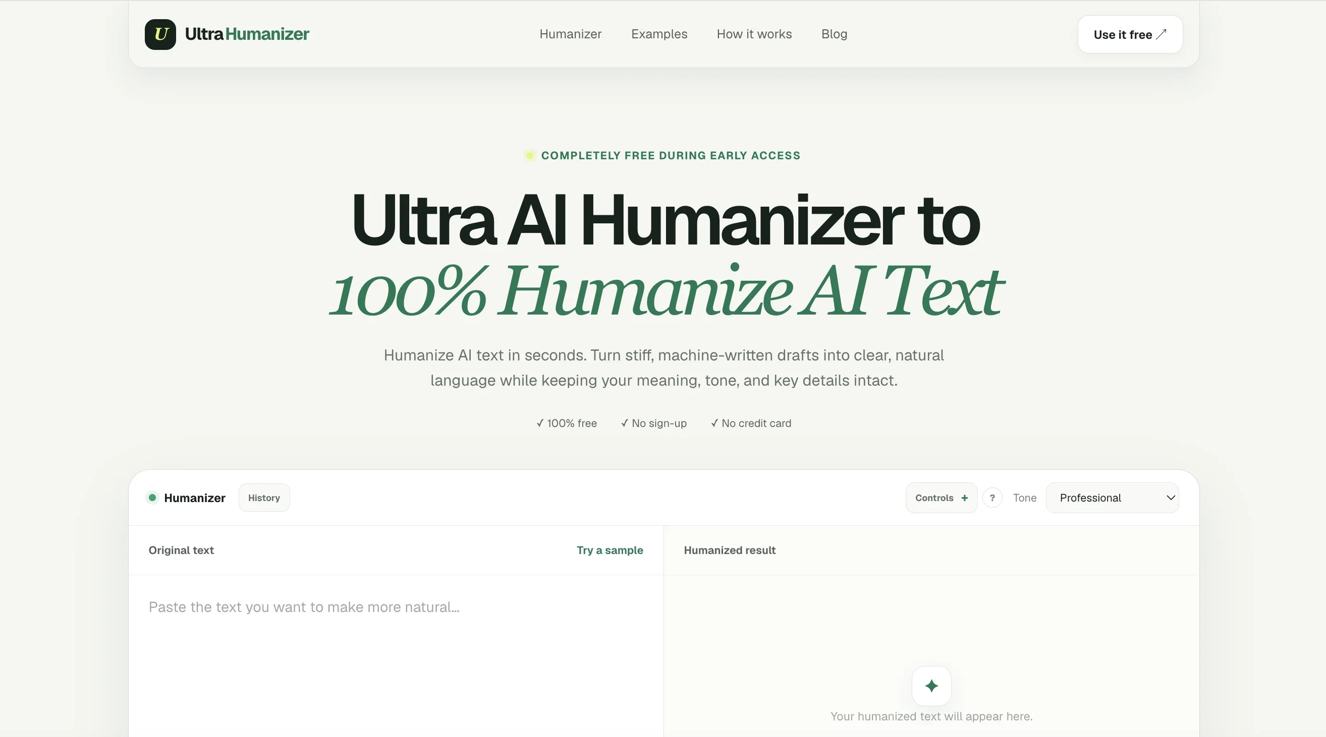 UltraHumanizer product preview