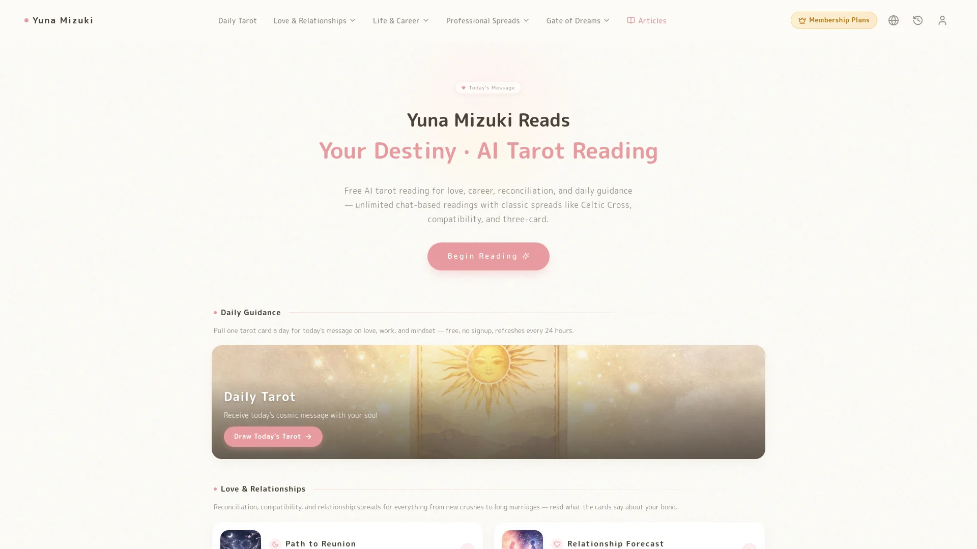 Unmei Tarot product preview