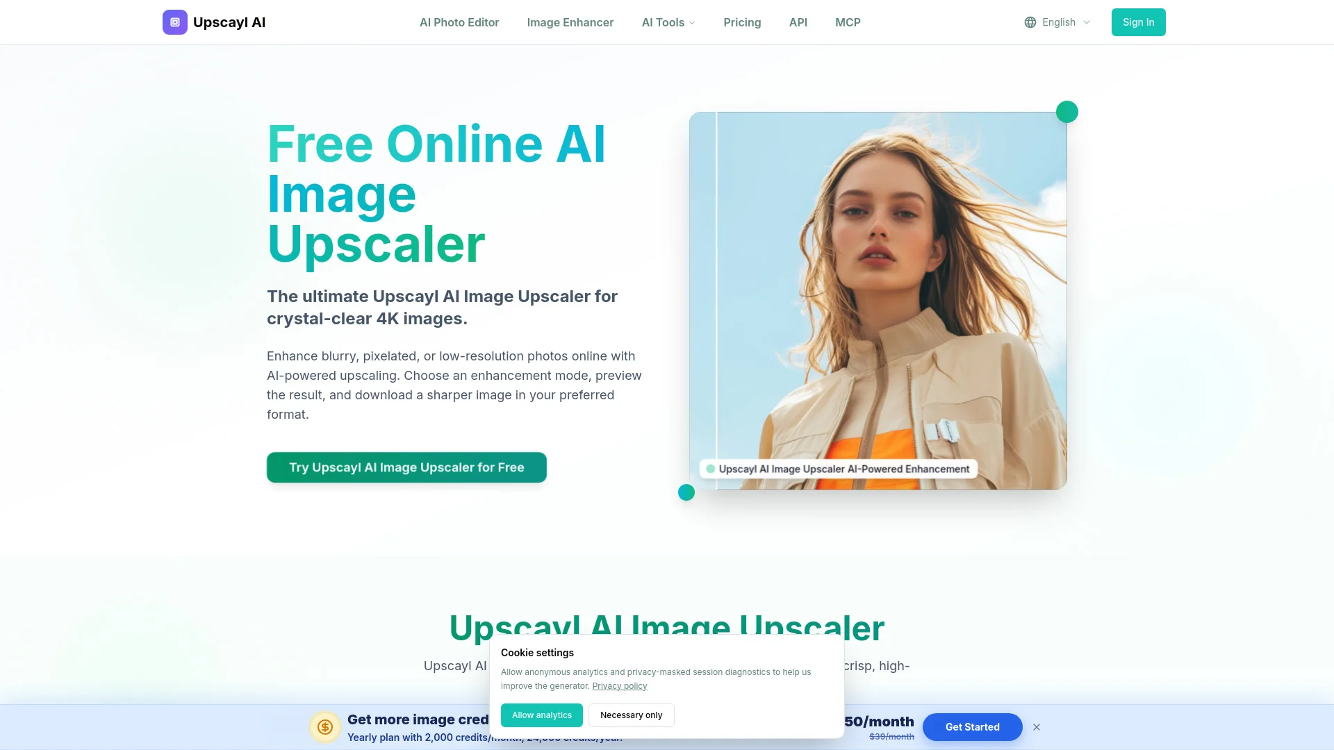 Upscale Image product preview