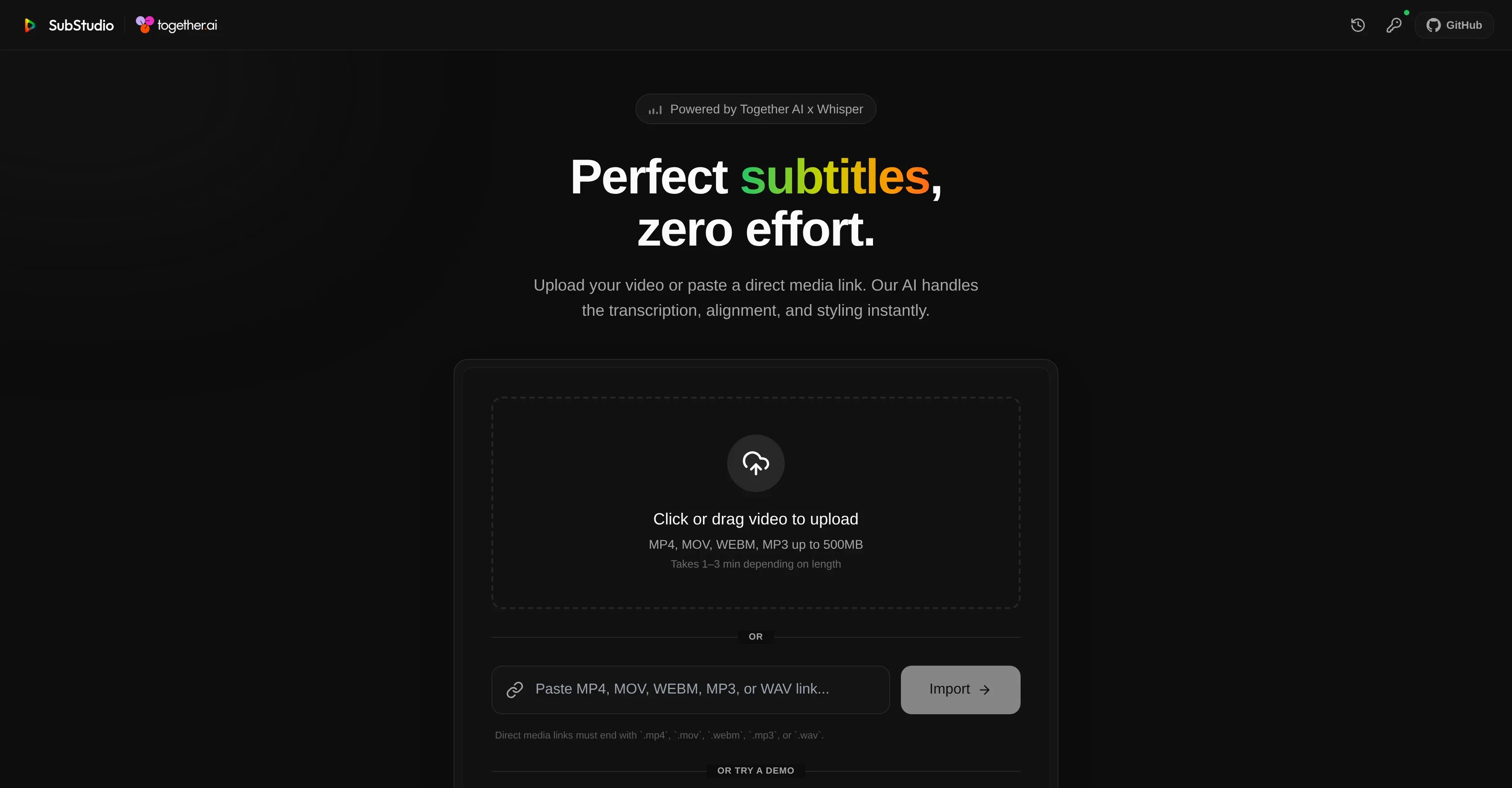 SubStudio product preview