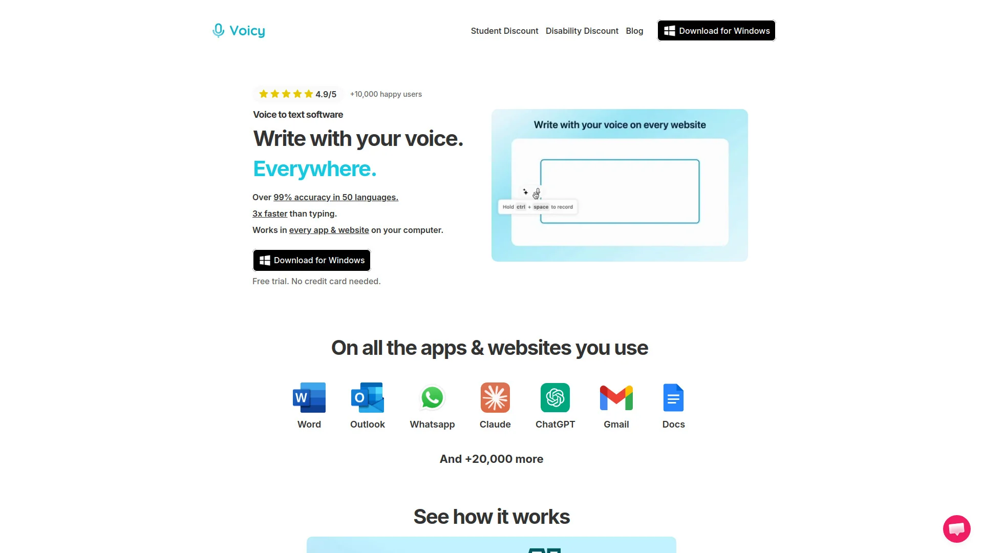 Voicy - AI Speech to Text App 제품 미리보기