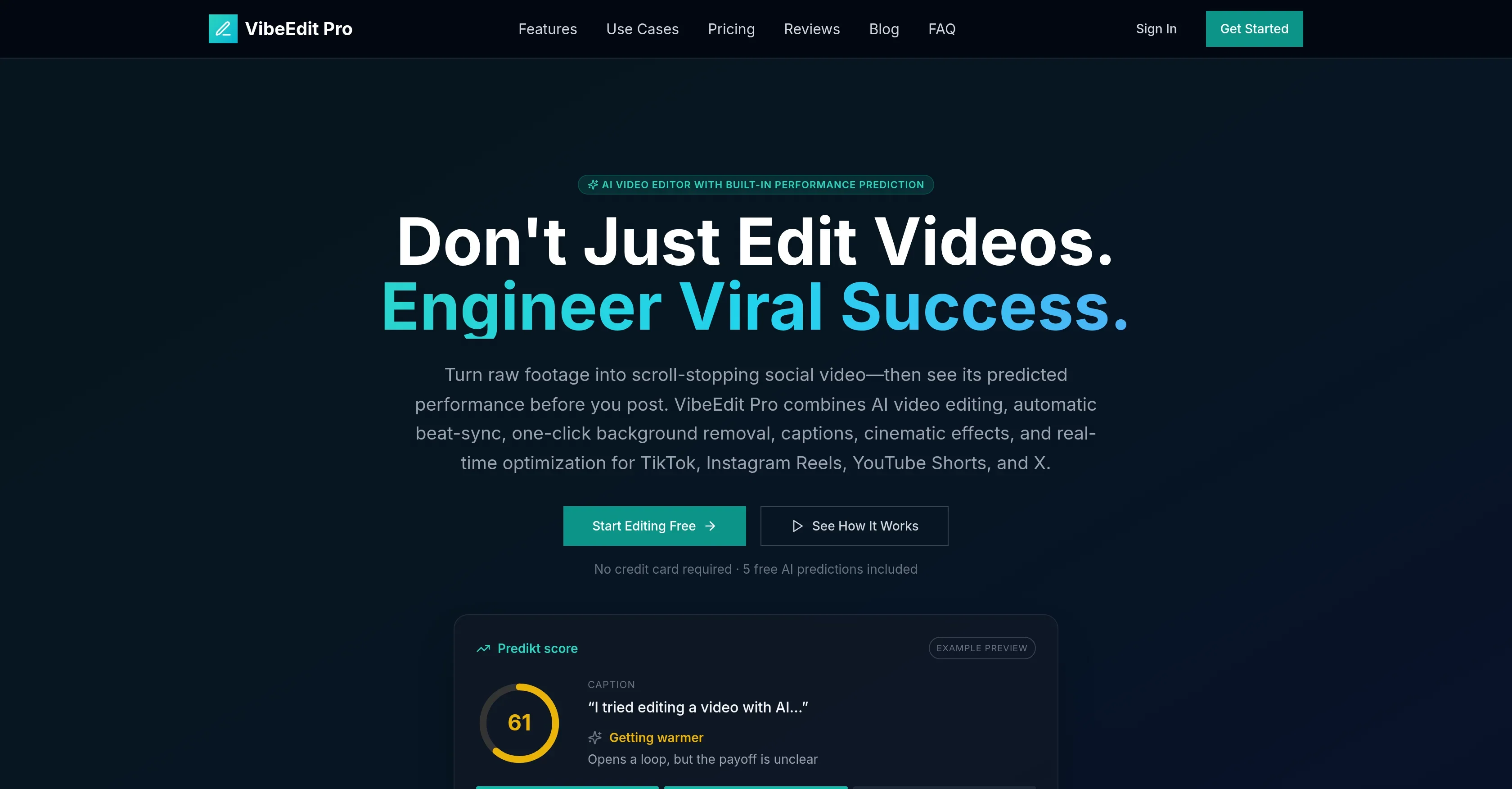 VibeEdit Pro product preview