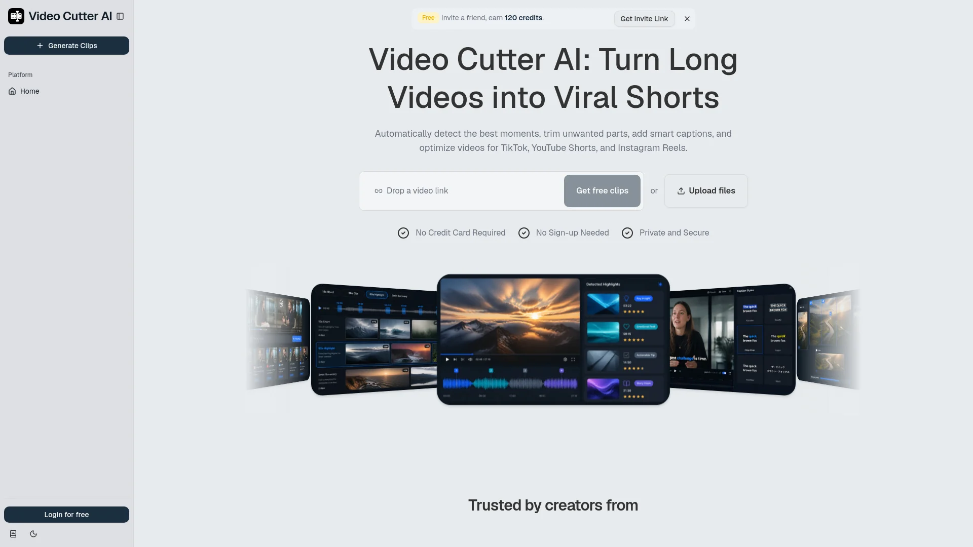 Video Cutter AI product preview