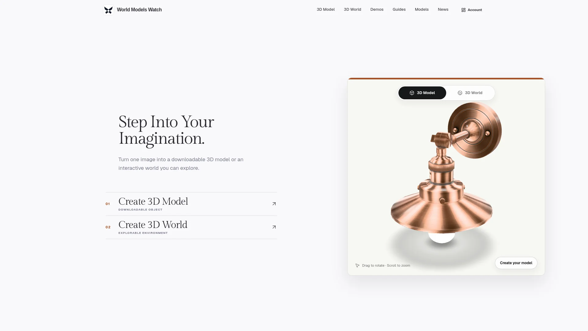 worldmodel generate product preview