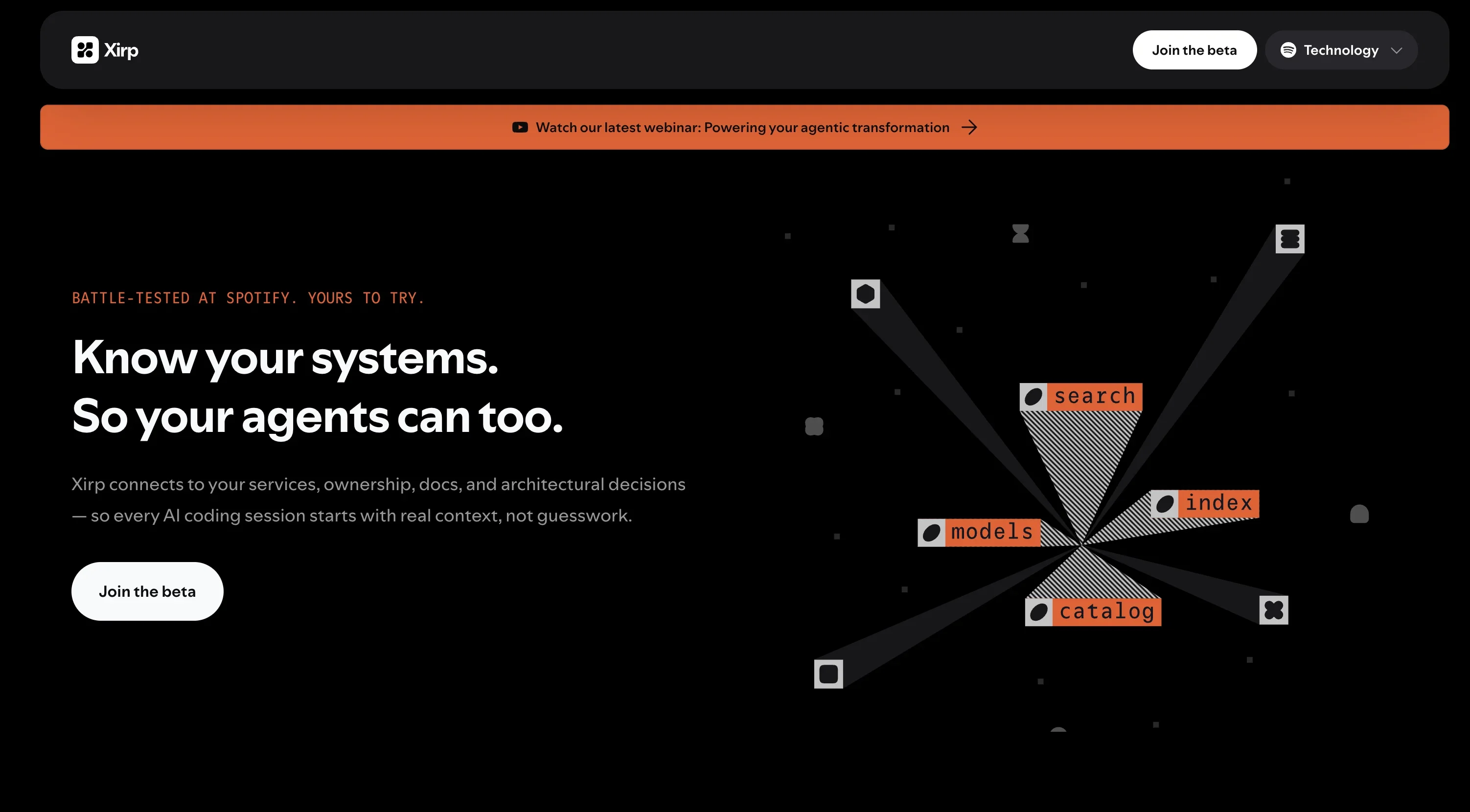 Xirp by Spotify product preview