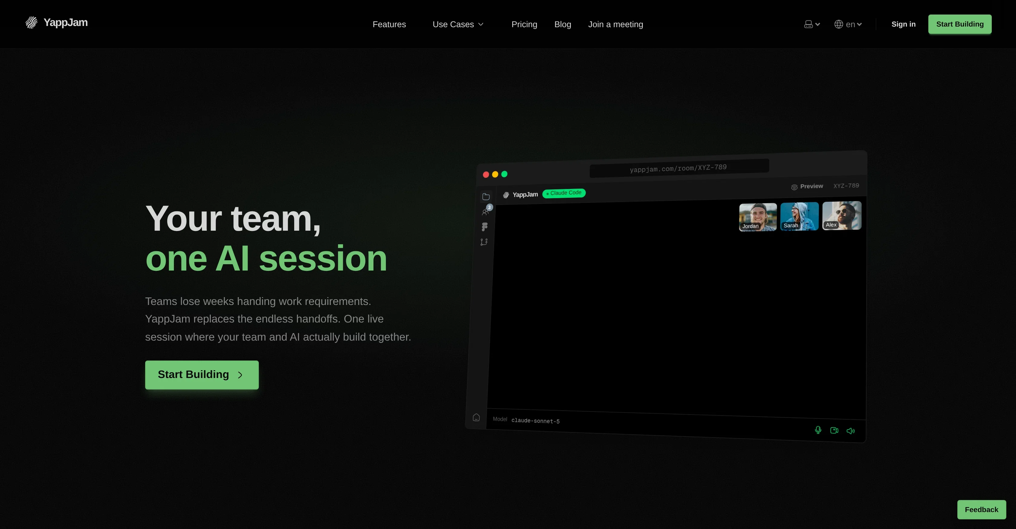 YappJam product preview