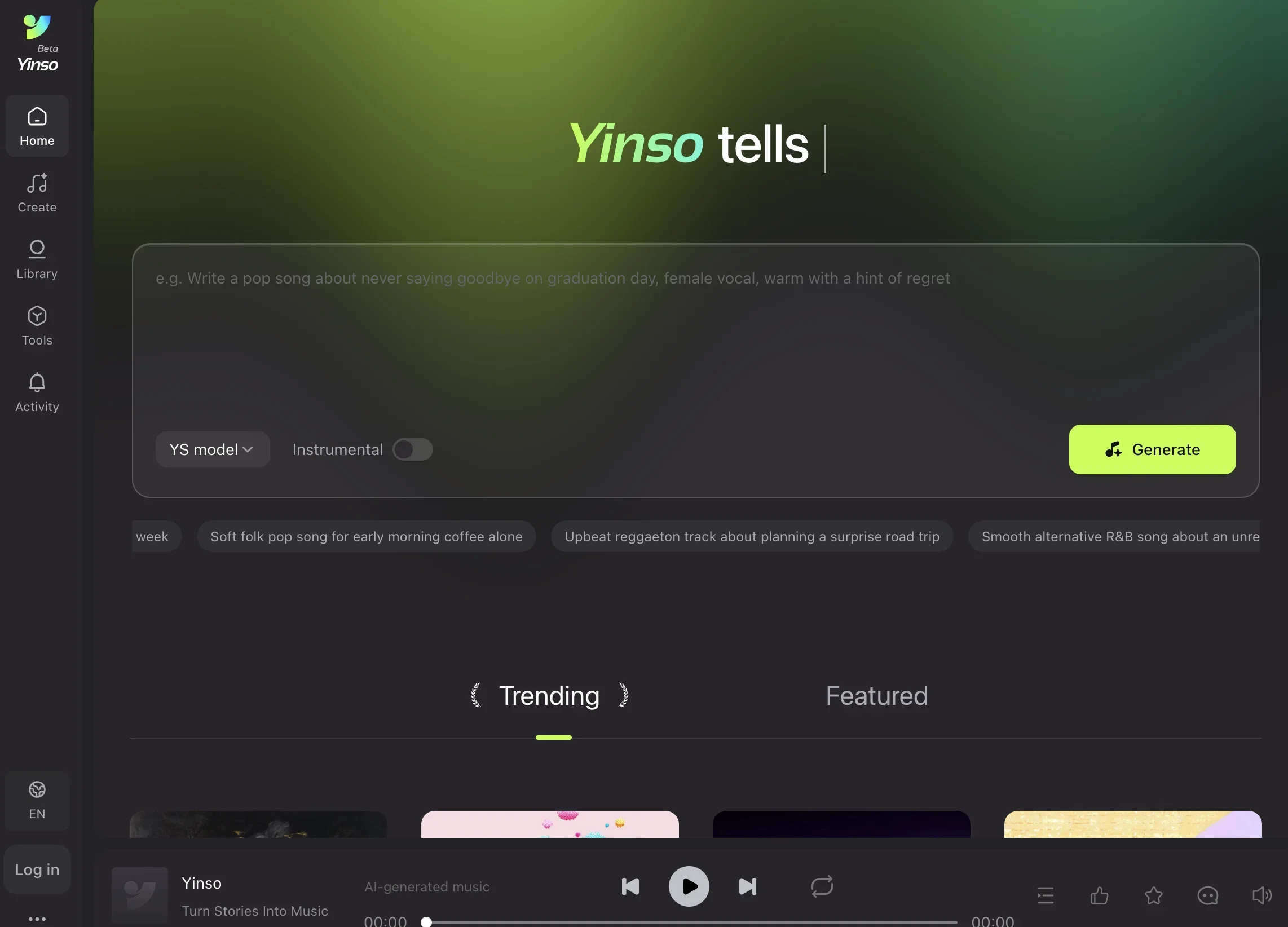 Yinso product preview