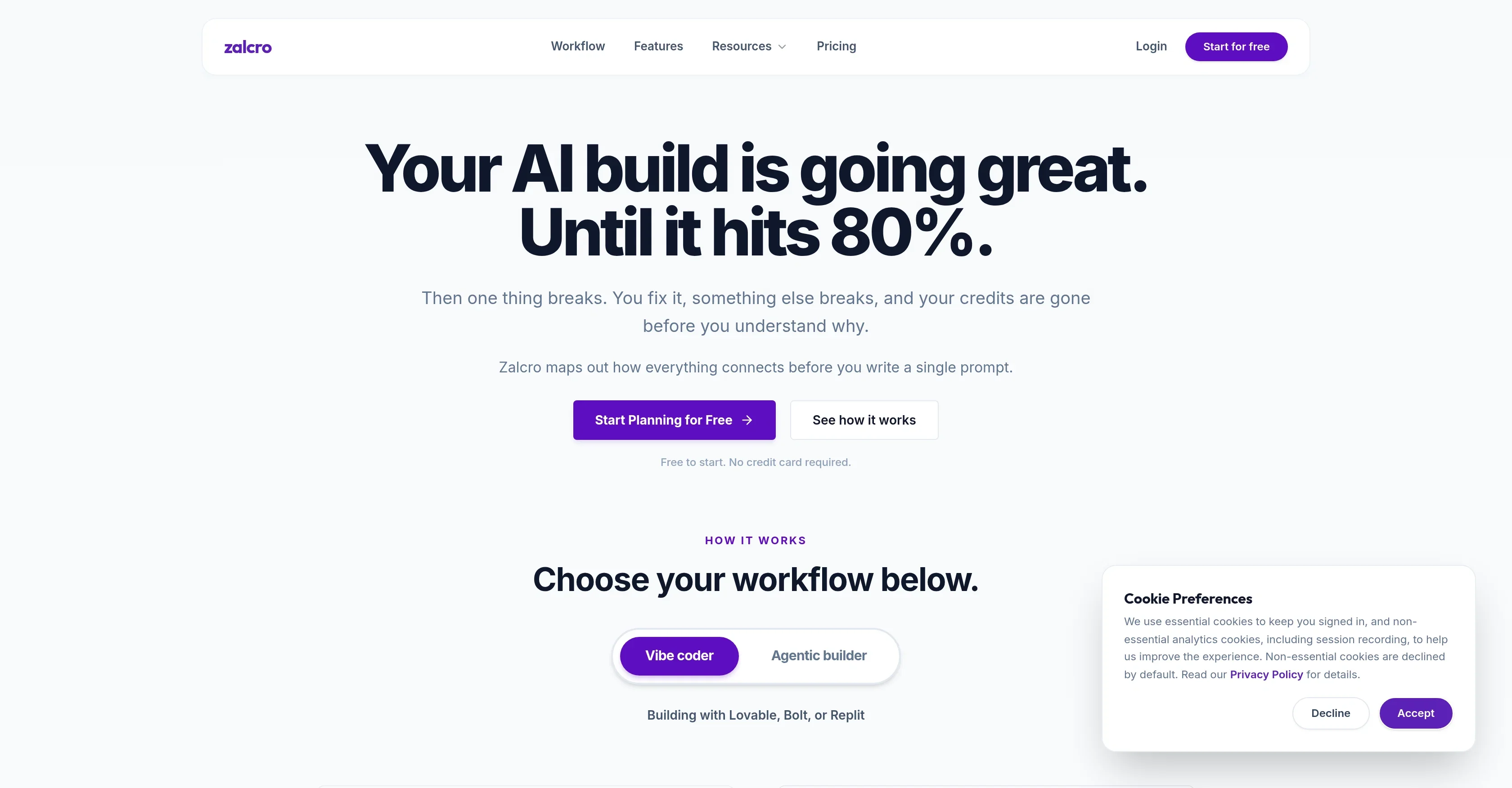 Zalcro product preview