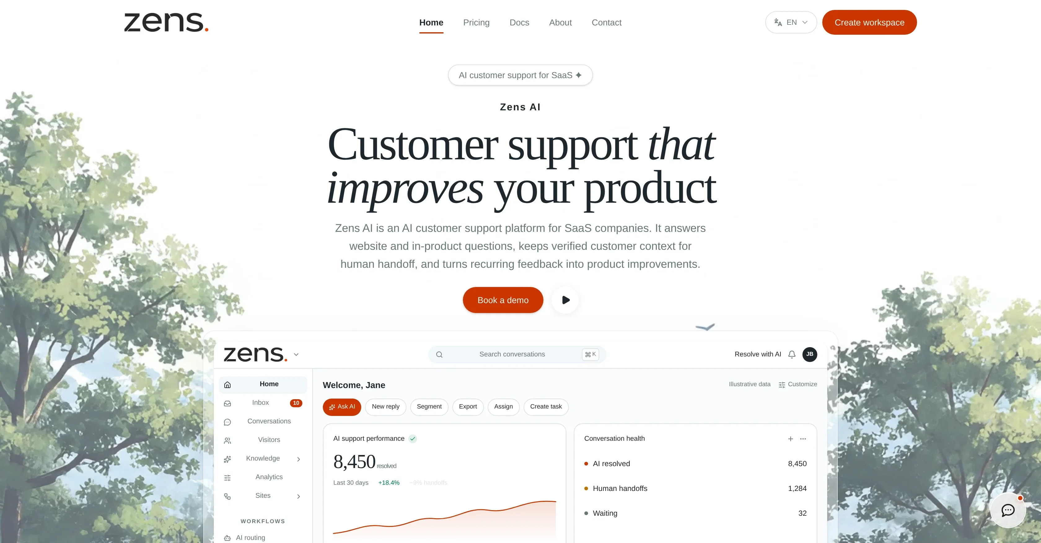 Zens AI product preview